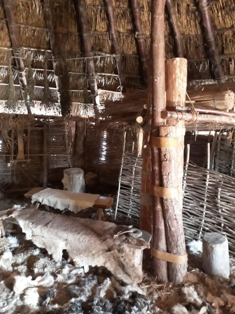 Inside the crannog