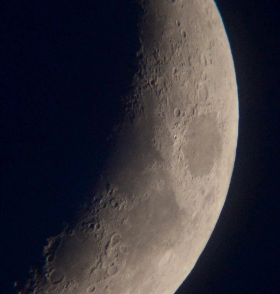 Moon north west edge