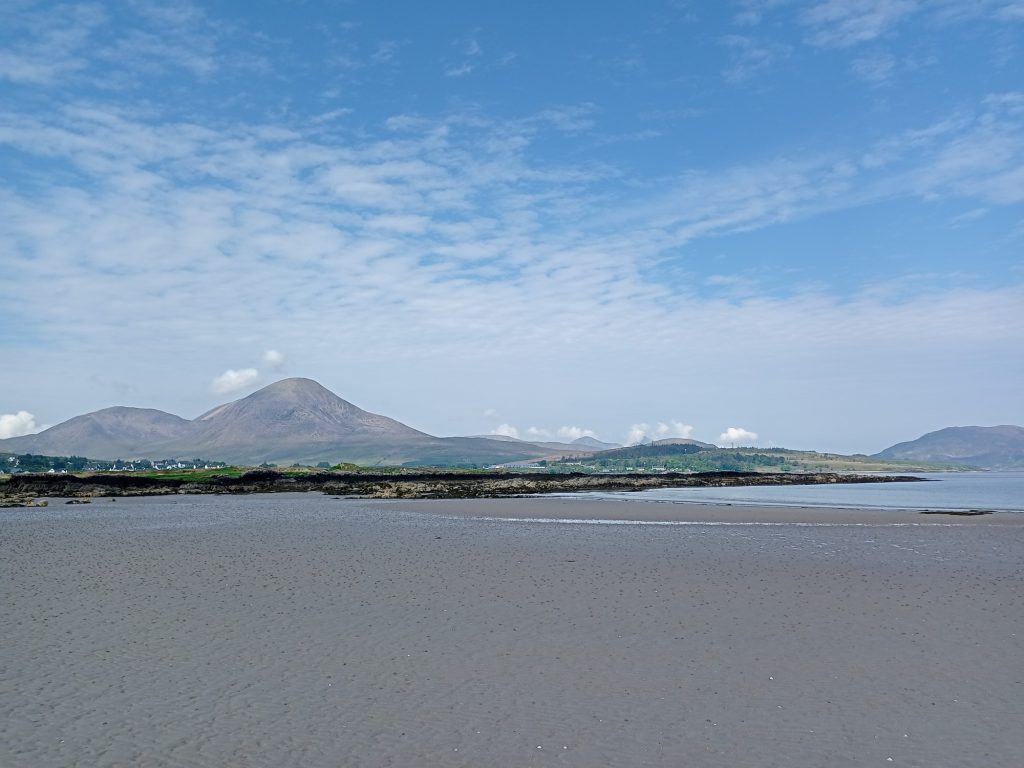 beach and Cuillin