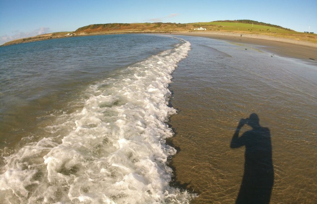beach and shadow